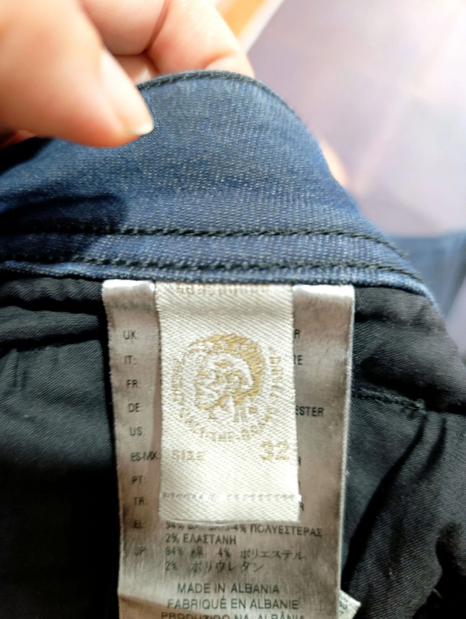 👖 Diesel Sleenker Slim Skinny Jeans W32 L34 Blue Distressed – photo 11